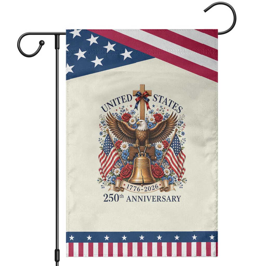 250 Anniversary USA Eagle Patriotic Garden Flag Flower 250th Birthday 4th Of July 2026