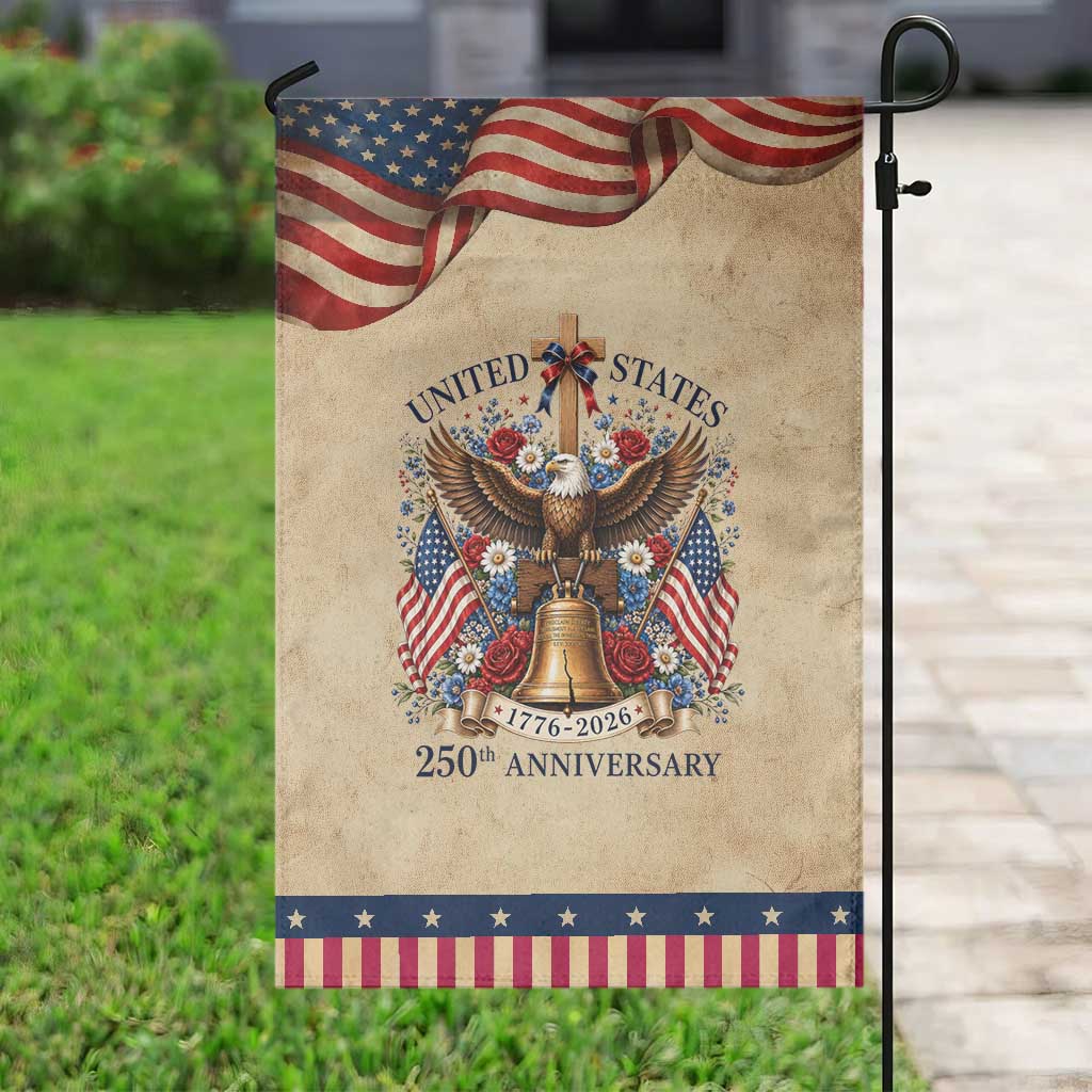 250 Anniversary USA Eagle Patriotic Garden Flag Flower 250th Birthday 4th Of July 2026