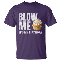 Blow Me Its My Birthday T Shirt Funny Adult Humor Dirty Jokes Bday Gag Gifts