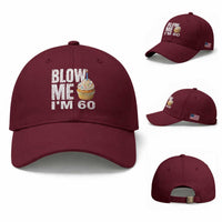 Funny 60th Birthday Baseball Cap Blow Me Im 60 Year Old Bday Gag Gift Saying