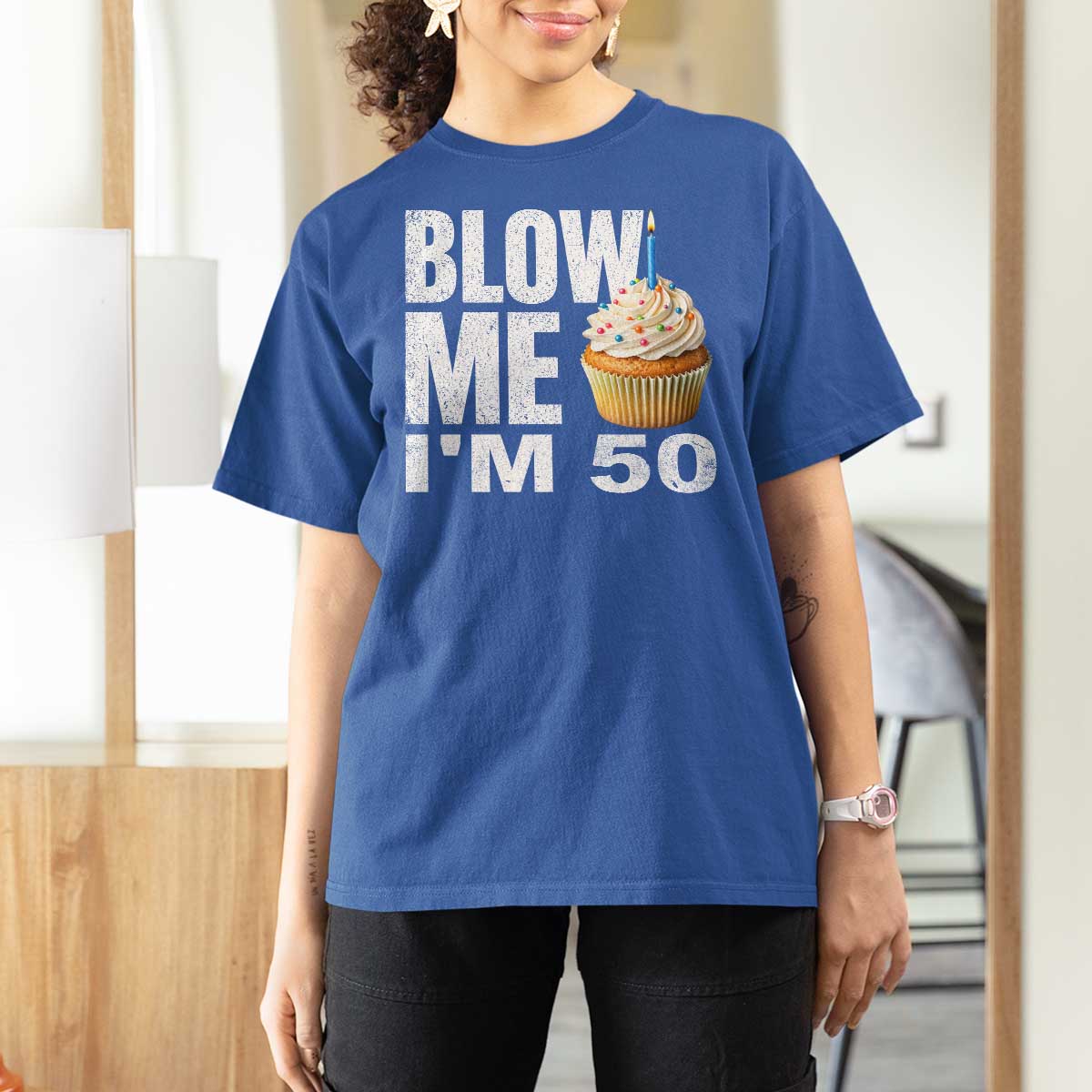 Funny 50th Birthday T Shirt For Women Blow Me Im 50 Year Old Bday Gag Gift Saying