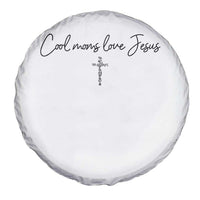 Cool Moms Love Jesus Spare Tire Cover Christian Mom Floral Mama Mothers Day