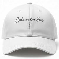 Cool Moms Love Jesus Baseball Cap Christian Mom Floral Mama Mothers Day