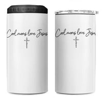 Cool Moms Love Jesus 4 in 1 Can Cooler Tumbler Christian Mom Floral Mama Mothers Day