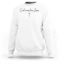 Cool Moms Love Jesus Sweatshirt Christian Mom Floral Mama Mothers Day