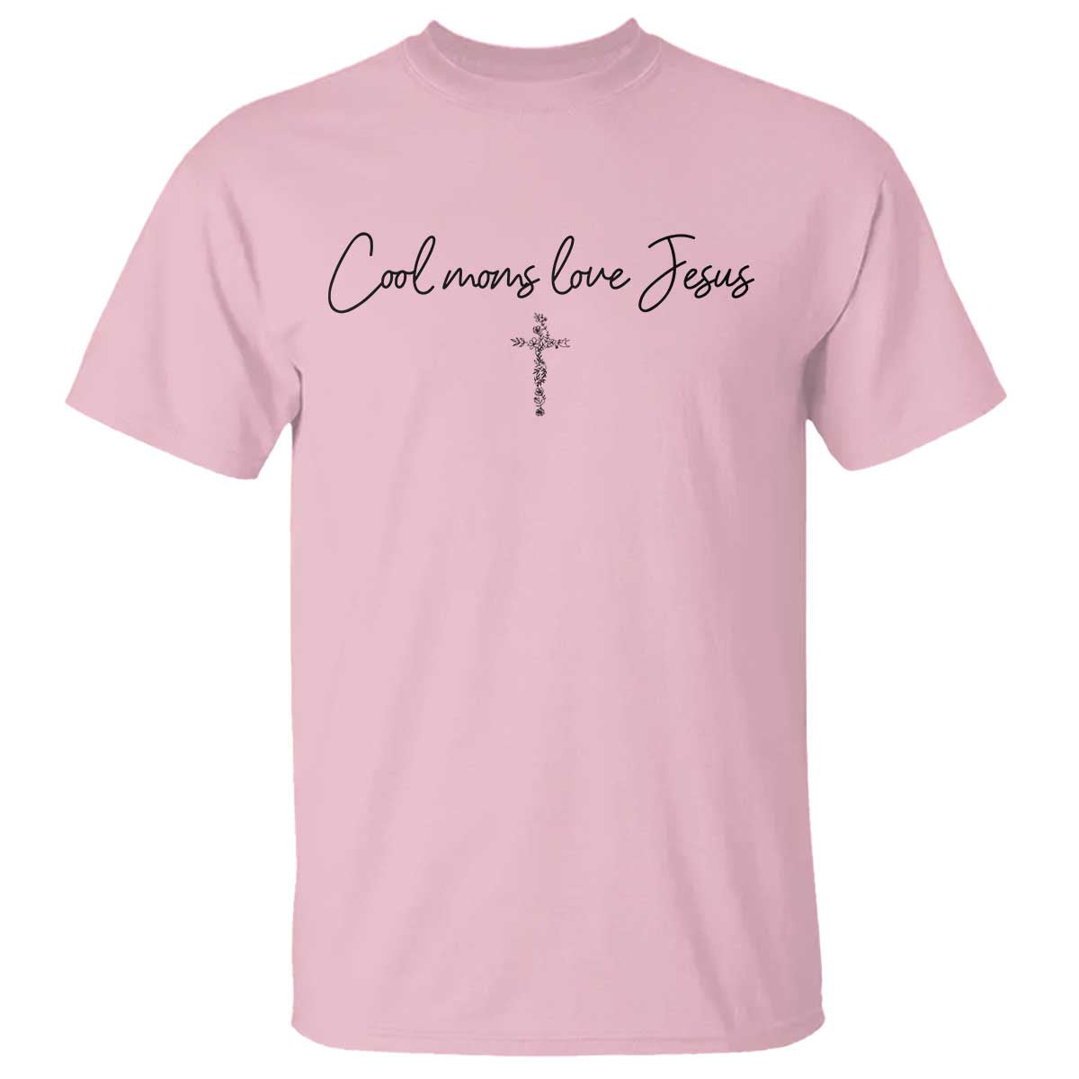 Cool Moms Love Jesus T Shirt Christian Mom Floral Mama Mothers Day