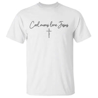Cool Moms Love Jesus T Shirt Christian Mom Floral Mama Mothers Day