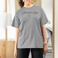 Cool Moms Love Jesus T Shirt For Women Christian Mom Floral Mama Mothers Day