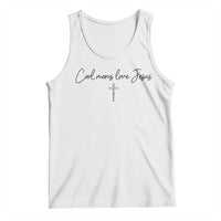 Cool Moms Love Jesus Tank Top Christian Mom Floral Mama Mothers Day