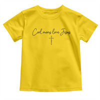 Cool Moms Love Jesus Toddler T Shirt Christian Mom Floral Mama Mothers Day