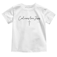 Cool Moms Love Jesus Toddler T Shirt Christian Mom Floral Mama Mothers Day