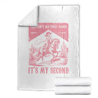 Toddler Baby Girl 2nd Birthday Throw Blanket This Aint My First Rodeo Its My Second - Wonder Print Shop