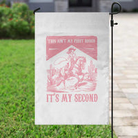 Toddler Baby Girl 2nd Birthday Garden Flag This Aint My First Rodeo Its My Second - Wonder Print Shop