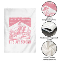 Toddler Baby Girl 2nd Birthday Garden Flag This Aint My First Rodeo Its My Second - Wonder Print Shop