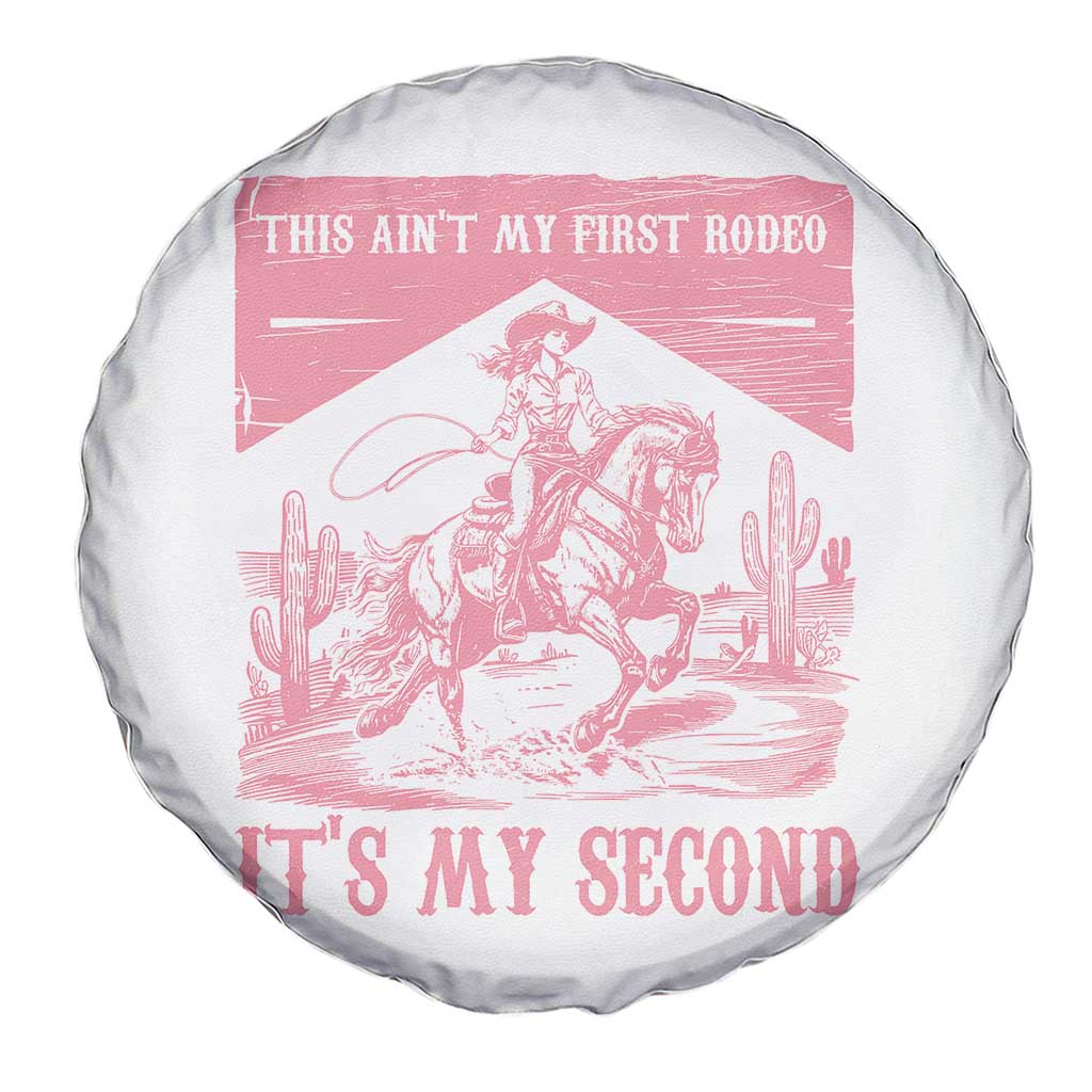 Toddler Baby Girl 2nd Birthday Spare Tire Cover This Aint My First Rodeo Its My Second - Wonder Print Shop