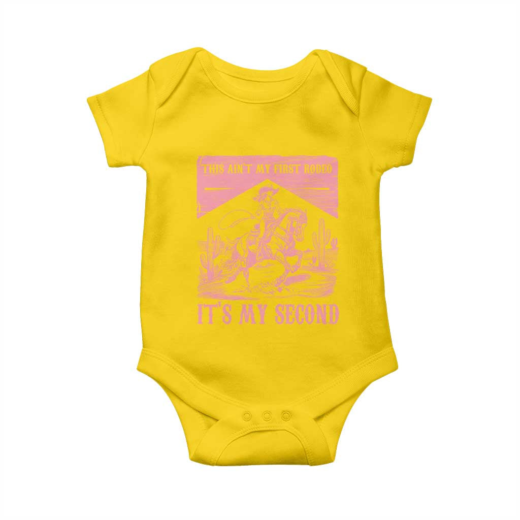 Toddler Baby Girl 2nd Birthday Baby Onesie This Aint My First Rodeo Its My Second - Wonder Print Shop