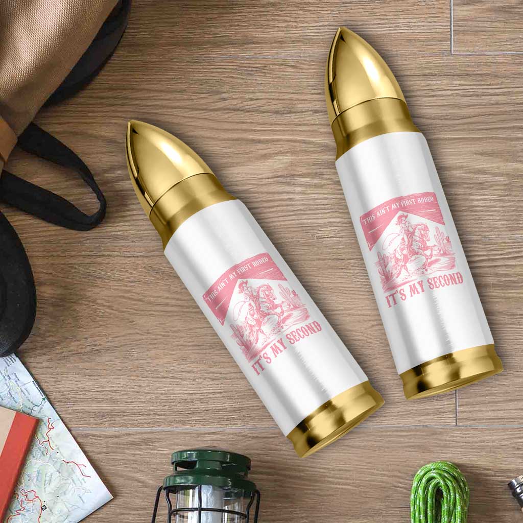 Toddler Baby Girl 2nd Birthday Bullet Tumbler This Aint My First Rodeo Its My Second - Wonder Print Shop