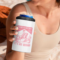 Toddler Baby Girl 2nd Birthday 4 in 1 Can Cooler Tumbler This Aint My First Rodeo Its My Second - Wonder Print Shop