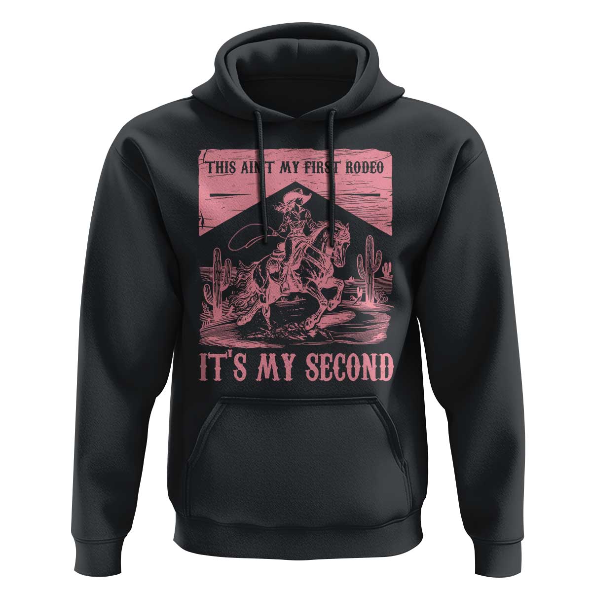 Toddler Baby Girl 2nd Birthday Hoodie This Aint My First Rodeo Its My Second - Wonder Print Shop