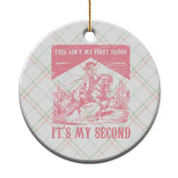 Toddler Baby Girl 2nd Birthday Ceramic Ornament This Aint My First Rodeo Its My Second - Wonder Print Shop