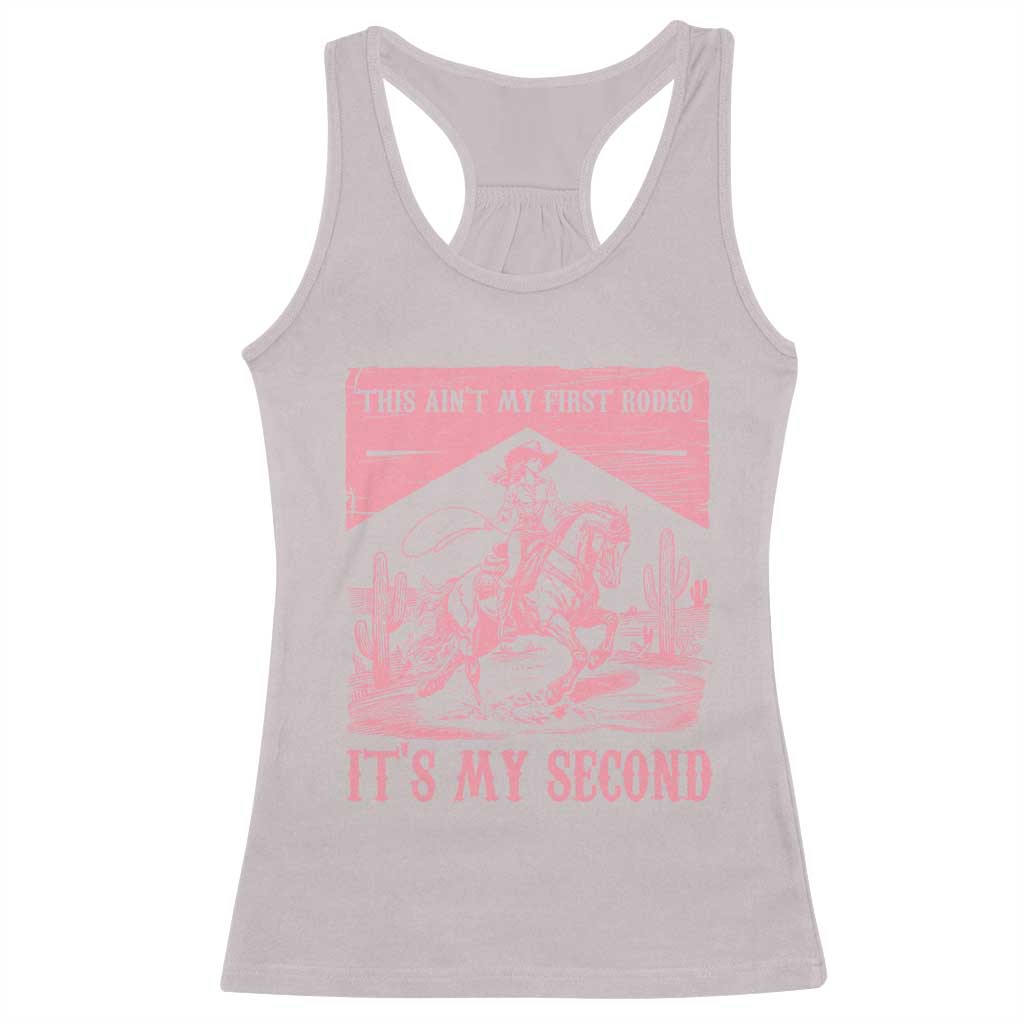 Toddler Baby Girl 2nd Birthday Racerback Tank Top This Aint My First Rodeo Its My Second - Wonder Print Shop