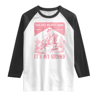 Toddler Baby Girl 2nd Birthday Raglan Shirt This Aint My First Rodeo Its My Second - Wonder Print Shop