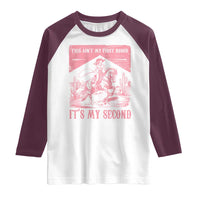 Toddler Baby Girl 2nd Birthday Raglan Shirt This Aint My First Rodeo Its My Second - Wonder Print Shop