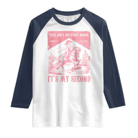 Toddler Baby Girl 2nd Birthday Raglan Shirt This Aint My First Rodeo Its My Second - Wonder Print Shop
