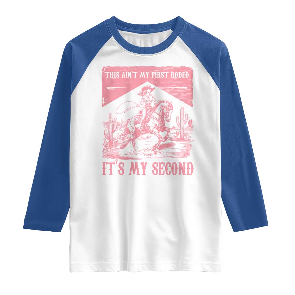 Toddler Baby Girl 2nd Birthday Raglan Shirt This Aint My First Rodeo Its My Second - Wonder Print Shop