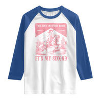 Toddler Baby Girl 2nd Birthday Raglan Shirt This Aint My First Rodeo Its My Second - Wonder Print Shop
