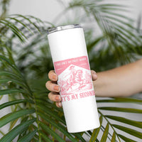 Toddler Baby Girl 2nd Birthday Skinny Tumbler This Aint My First Rodeo Its My Second - Wonder Print Shop