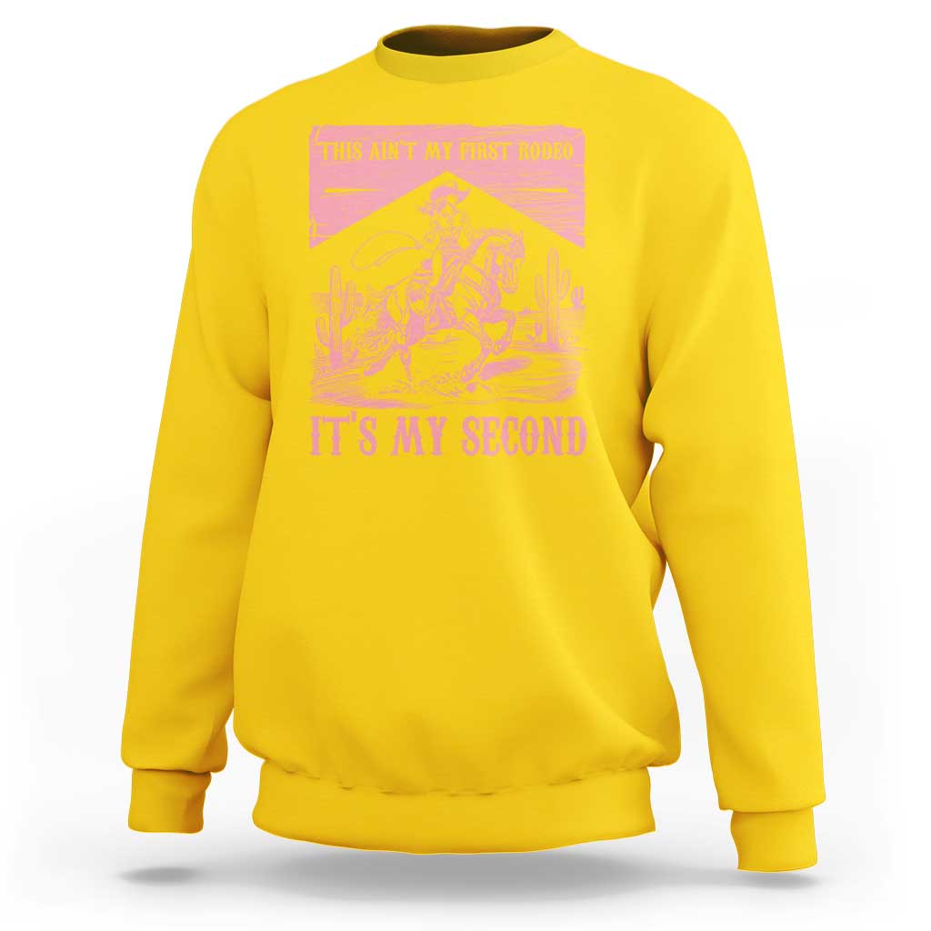 Toddler Baby Girl 2nd Birthday Sweatshirt This Aint My First Rodeo Its My Second - Wonder Print Shop