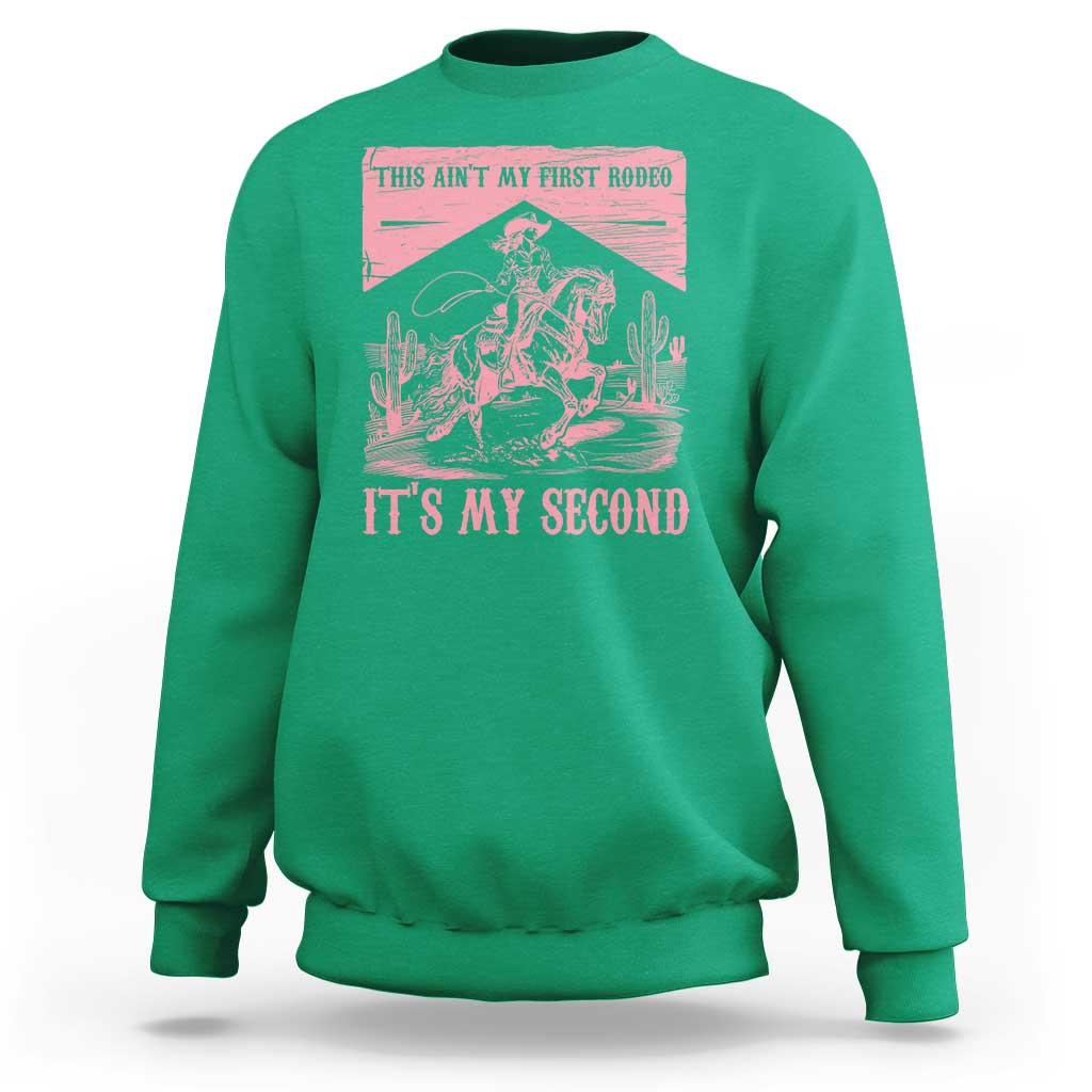 Toddler Baby Girl 2nd Birthday Sweatshirt This Aint My First Rodeo Its My Second - Wonder Print Shop