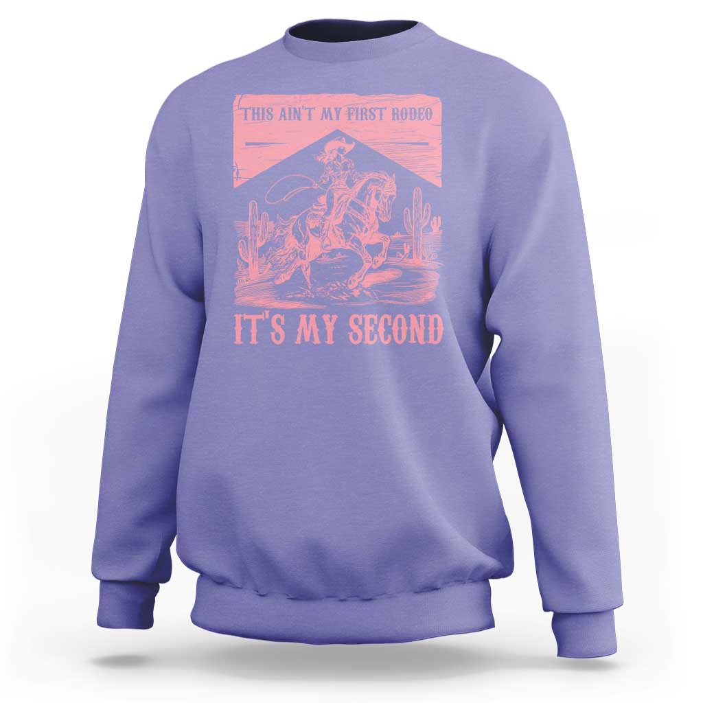 Toddler Baby Girl 2nd Birthday Sweatshirt This Aint My First Rodeo Its My Second - Wonder Print Shop
