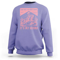 Toddler Baby Girl 2nd Birthday Sweatshirt This Aint My First Rodeo Its My Second - Wonder Print Shop