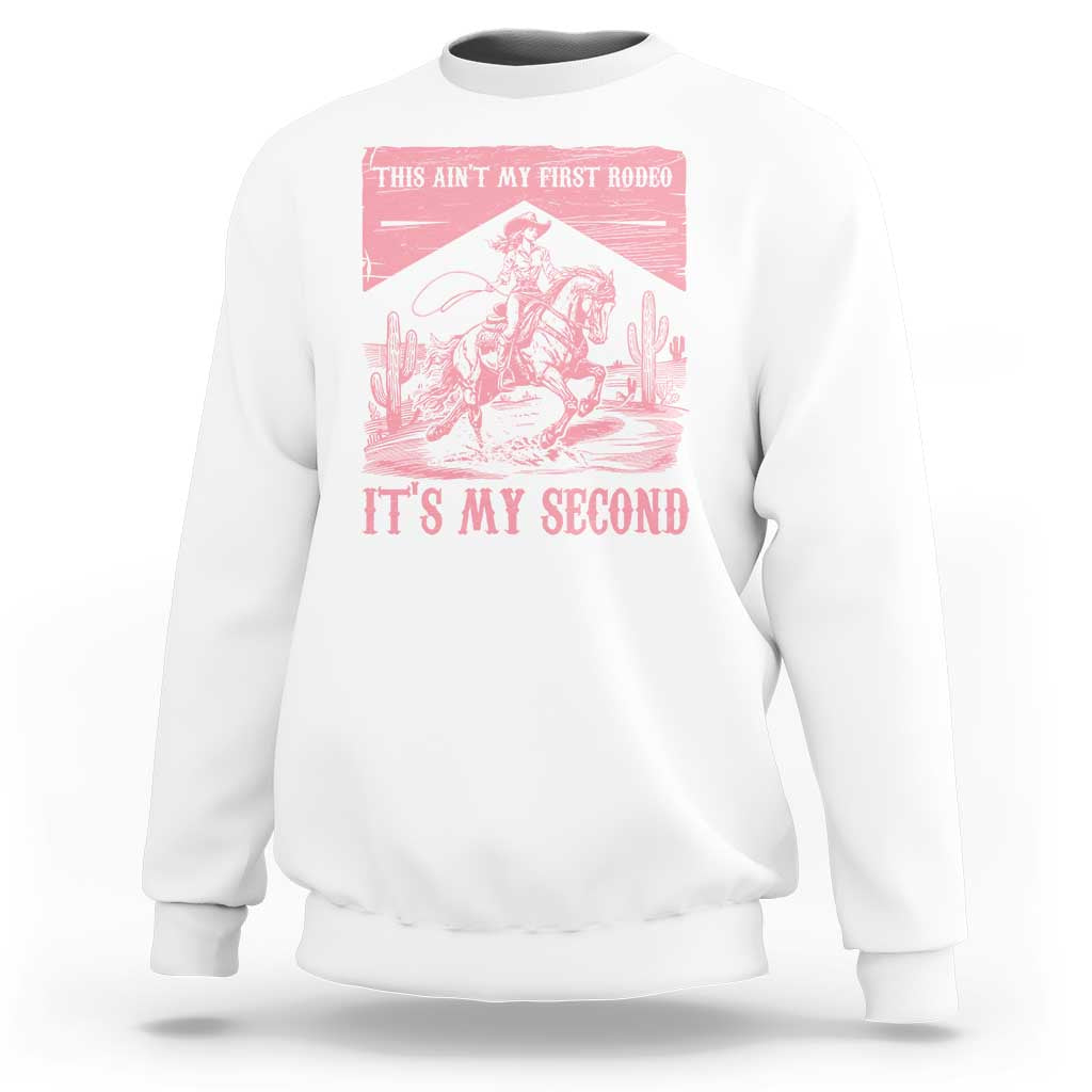 Toddler Baby Girl 2nd Birthday Sweatshirt This Aint My First Rodeo Its My Second - Wonder Print Shop