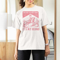 Toddler Baby Girl 2nd Birthday T Shirt For Women This Aint My First Rodeo Its My Second - Wonder Print Shop