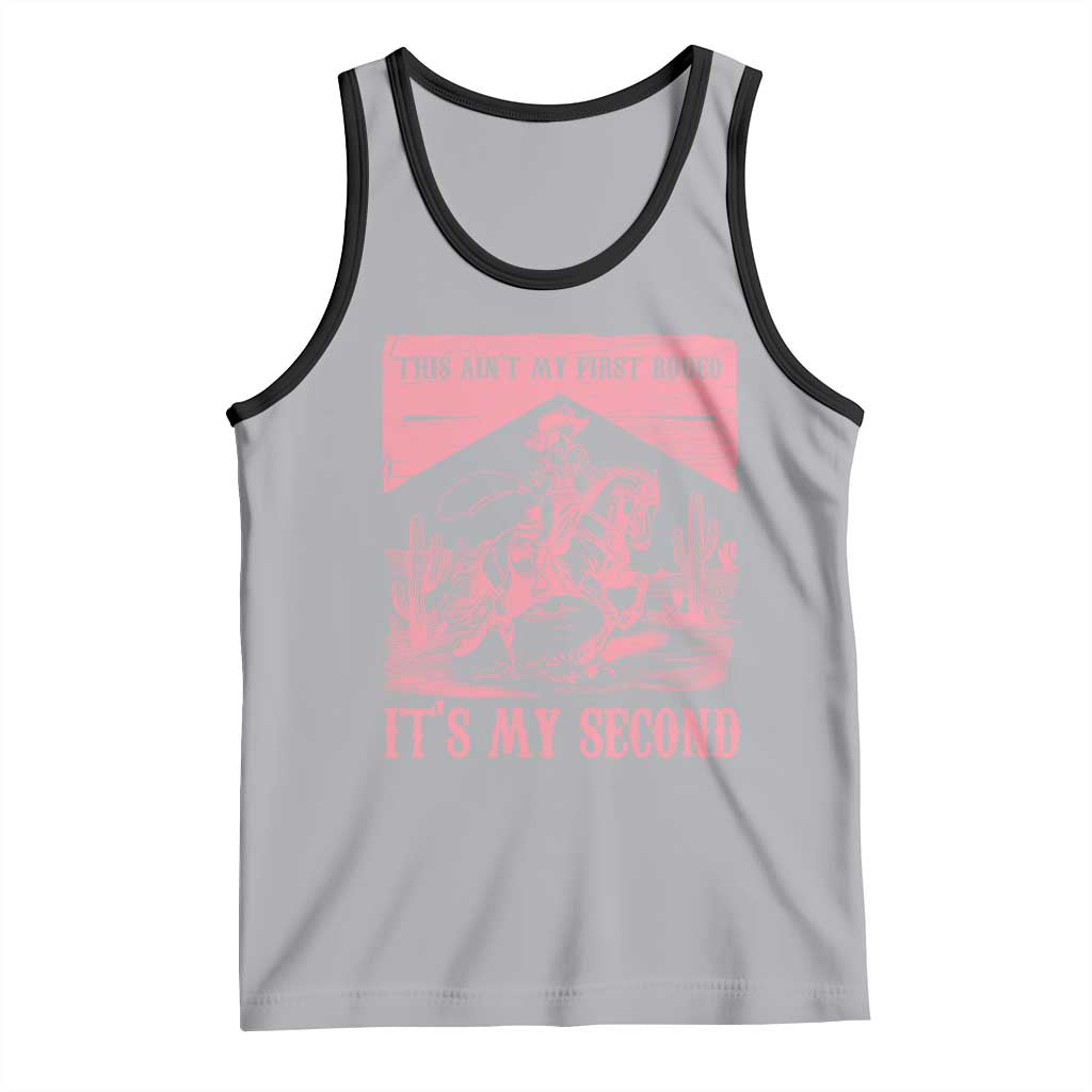 Toddler Baby Girl 2nd Birthday Tank Top This Aint My First Rodeo Its My Second - Wonder Print Shop