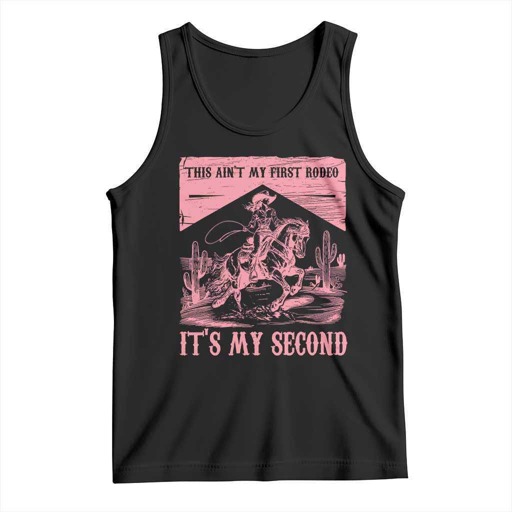 Toddler Baby Girl 2nd Birthday Tank Top This Aint My First Rodeo Its My Second - Wonder Print Shop