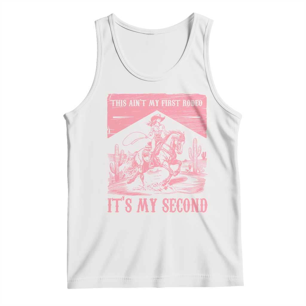 Toddler Baby Girl 2nd Birthday Tank Top This Aint My First Rodeo Its My Second - Wonder Print Shop