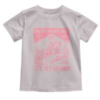 Toddler Baby Girl 2nd Birthday Toddler T Shirt This Aint My First Rodeo Its My Second - Wonder Print Shop