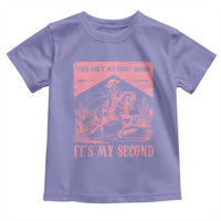 Toddler Baby Girl 2nd Birthday Toddler T Shirt This Aint My First Rodeo Its My Second - Wonder Print Shop
