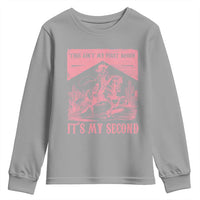 Toddler Baby Girl 2nd Birthday Youth Sweatshirt This Aint My First Rodeo Its My Second - Wonder Print Shop