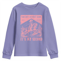 Toddler Baby Girl 2nd Birthday Youth Sweatshirt This Aint My First Rodeo Its My Second - Wonder Print Shop