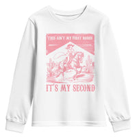 Toddler Baby Girl 2nd Birthday Youth Sweatshirt This Aint My First Rodeo Its My Second - Wonder Print Shop