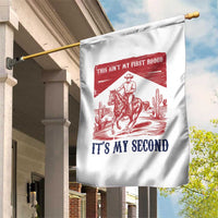 Toddler Baby Boy 2nd Birthday Garden Flag This Aint My First Rodeo Its My Second - Wonder Print Shop