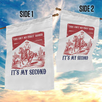 Toddler Baby Boy 2nd Birthday Garden Flag This Aint My First Rodeo Its My Second - Wonder Print Shop