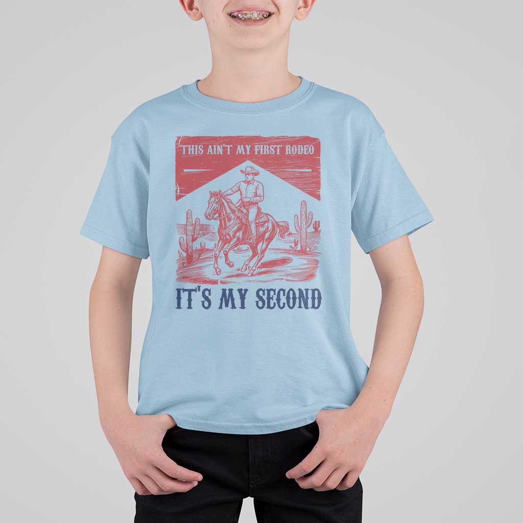 Toddler Baby Boy 2nd Birthday T Shirt For Kid This Aint My First Rodeo Its My Second - Wonder Print Shop