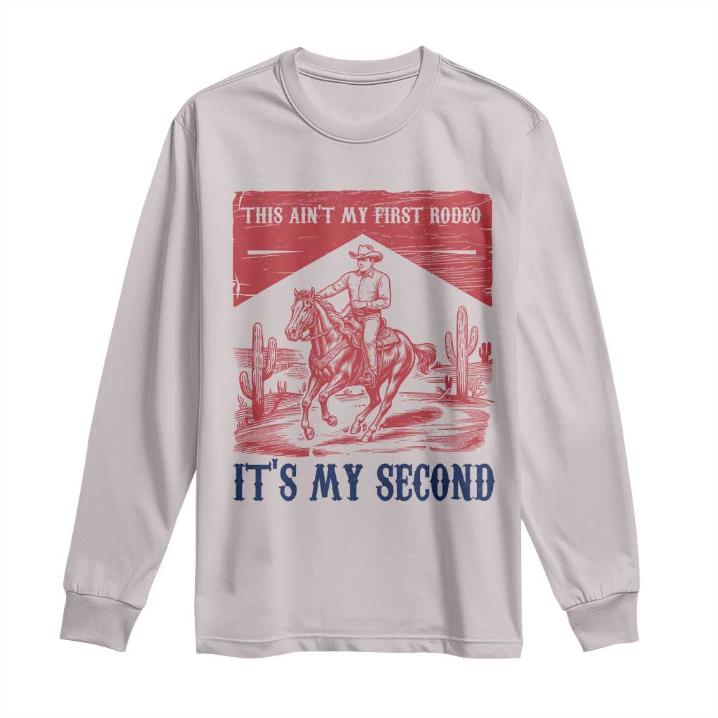 Toddler Baby Boy 2nd Birthday Long Sleeve Shirt This Aint My First Rodeo Its My Second - Wonder Print Shop