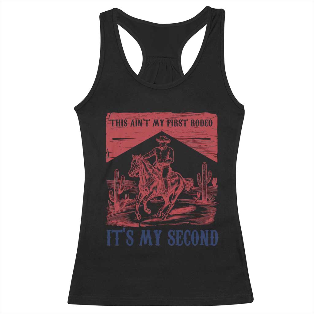 Toddler Baby Boy 2nd Birthday Racerback Tank Top This Aint My First Rodeo Its My Second - Wonder Print Shop